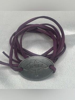 Miss Peregrine’s “Stay Peculiar” Corded Charm Bracelet/Necklace